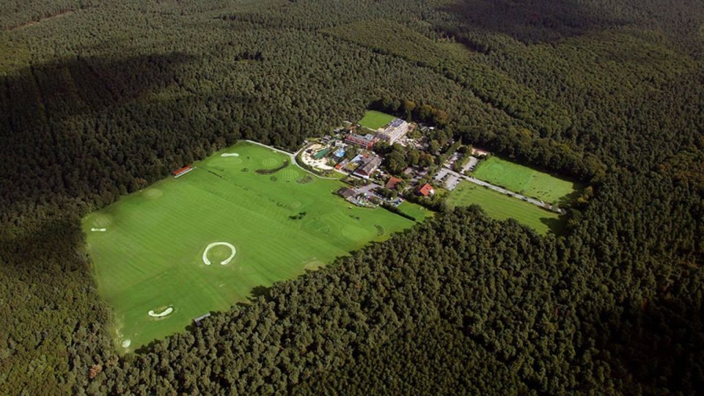 Luftaufnahme vom Resort Jammertal im Münsterland
