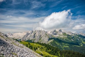 Der größte Berg Deutschlands, die Zugspitze